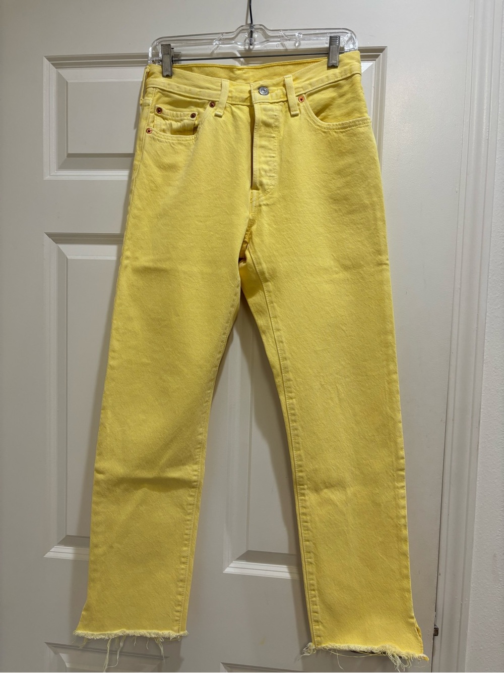 Levi's Yellow Straight-Leg Women's Jeans